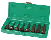 1/2" Набор ударных удлиненных головок с шестигранником, 8 предметов