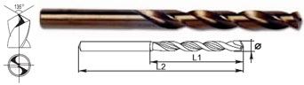 Сверло кобальт HSS PRO Со 4,8