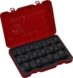 1/2" Набор ударных торцевых головок, метрический, 16 предметов