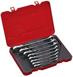 Набор универсальных ключей с карданом и трещоткой, дюймовый, 9 предметов