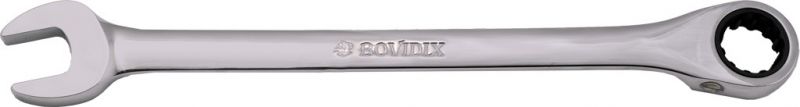 Ключ рожково-накидной универсальный, с трещоткой и реверсом, 17 mm