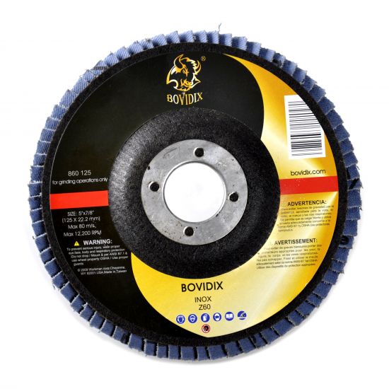 BOVIDIX Лепестковый диск INOX  Zirconium,  Z#60-125х22