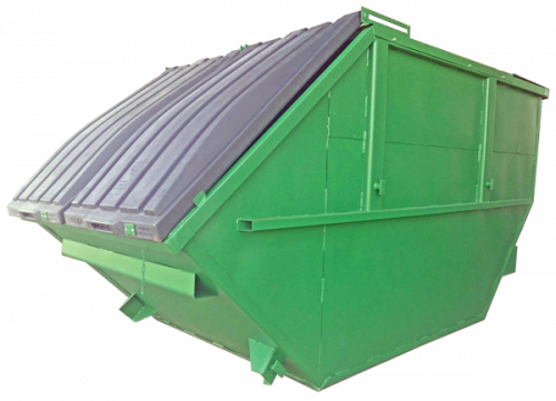 Бункер  8 м3 К-2 с двумя пластиковыми люками