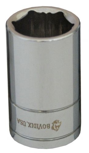 Торцевая головка NON-SLIP 1/2" 6РТ 15mm удл.