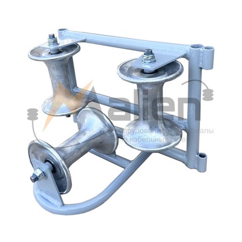 Ролик кабельный угловой РКУ-140А, алюминиевые катушки