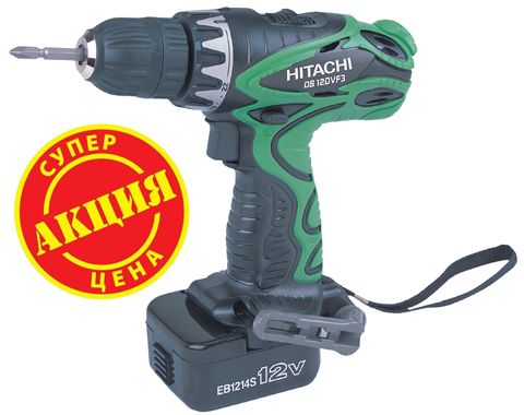 Аккумуляторный шуруповерт с регулируемой муфтой DS12DVF3