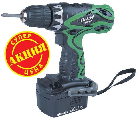 Аккумуляторный шуруповерт с регулируемой муфтой DS14DVF3